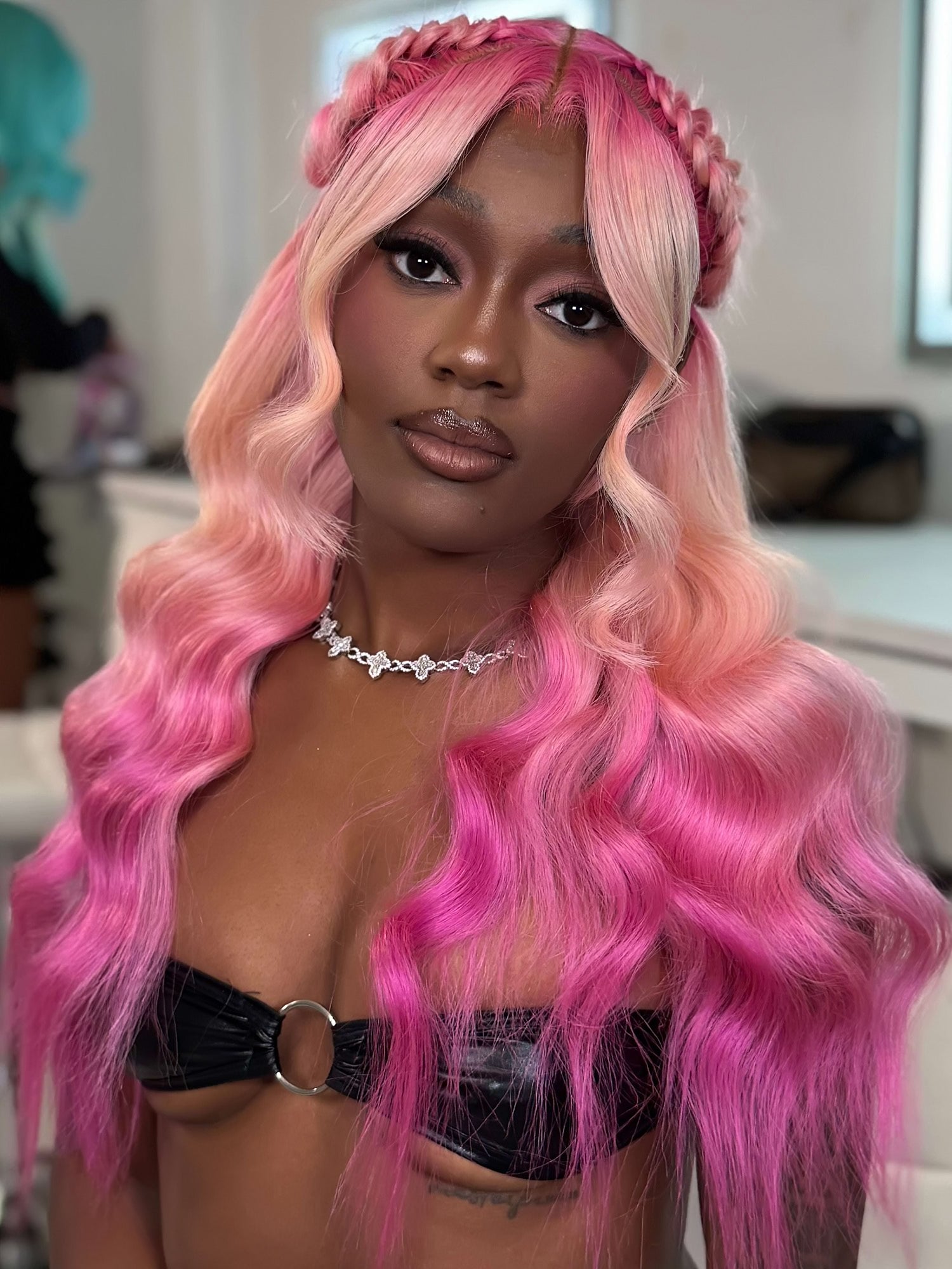 Simply Pink Lace Wig