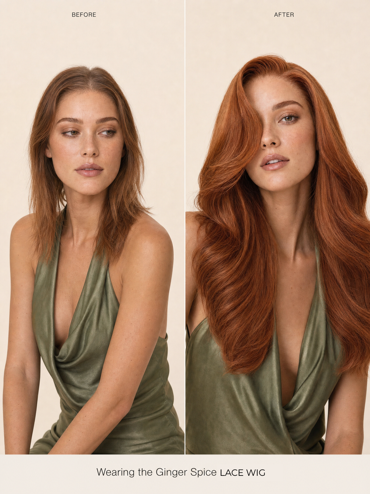 Ginger Spice Lace Wig