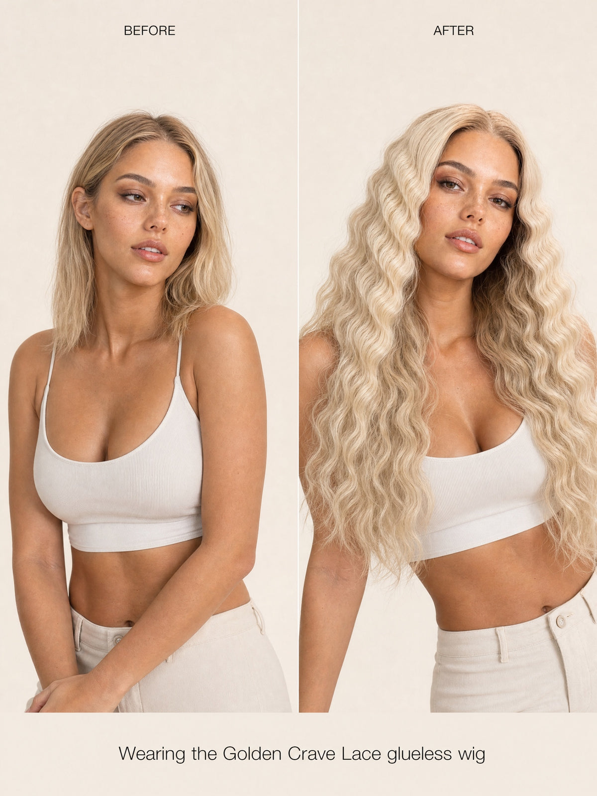 Golden Crave glueless Wig