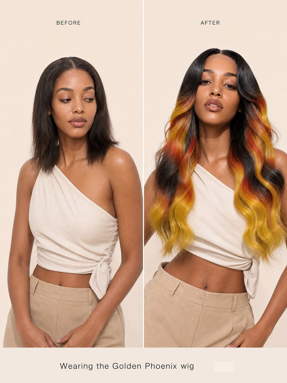 Golden Phoenix Lace Wig