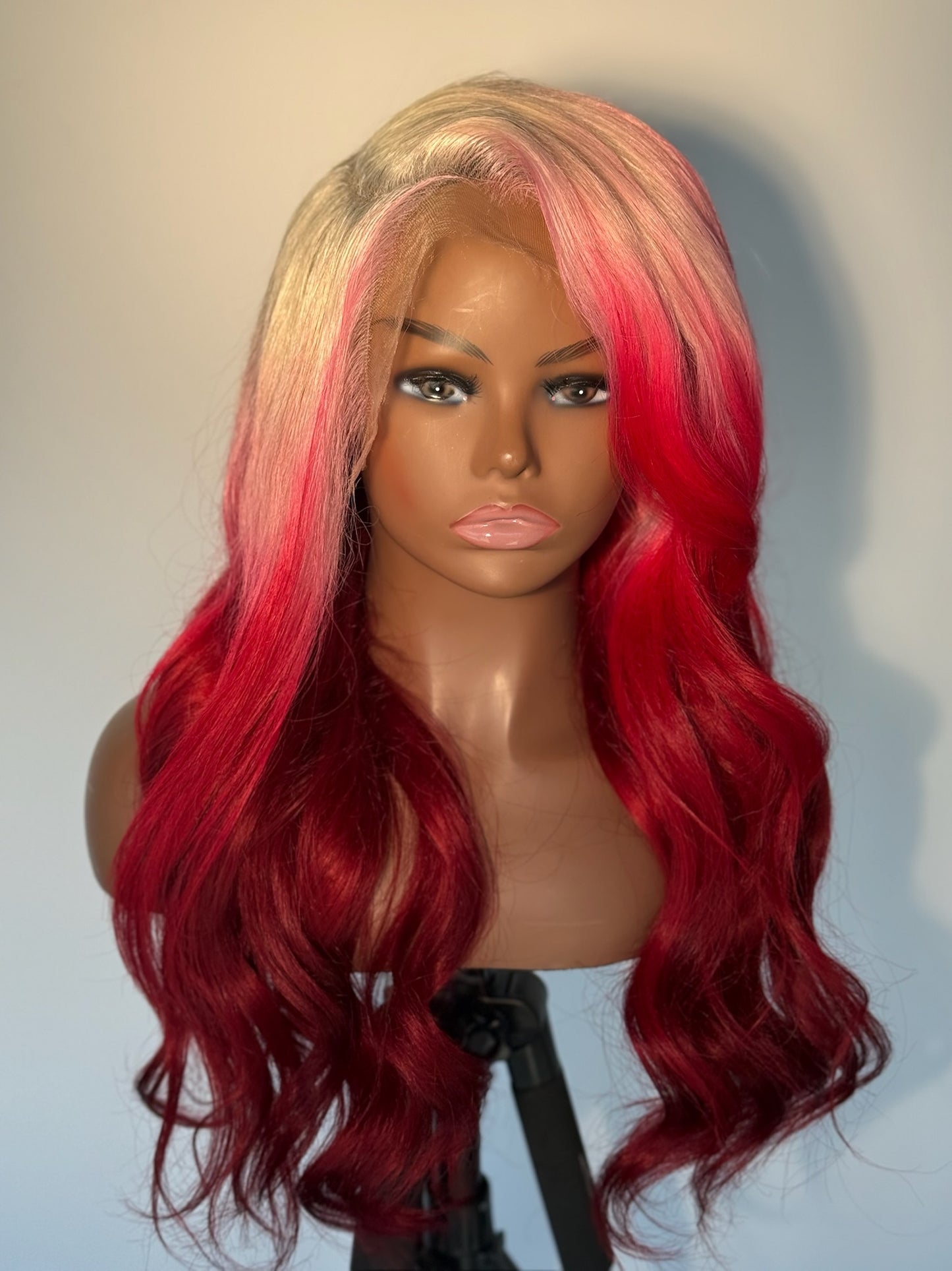Pink Champagne Lace Wig