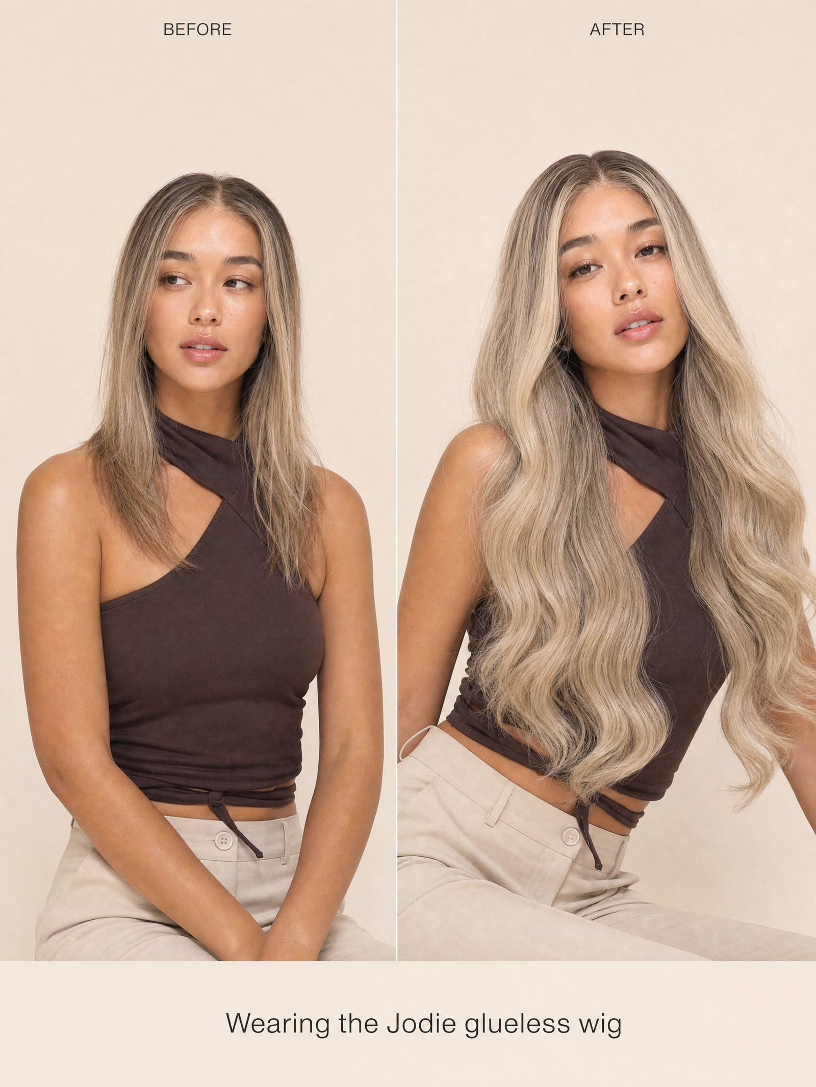 Jodie glueless wig
