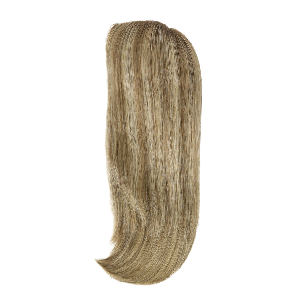 Warm Toned Brown with Light Blonde Highlights Welded Lace Medical Wig