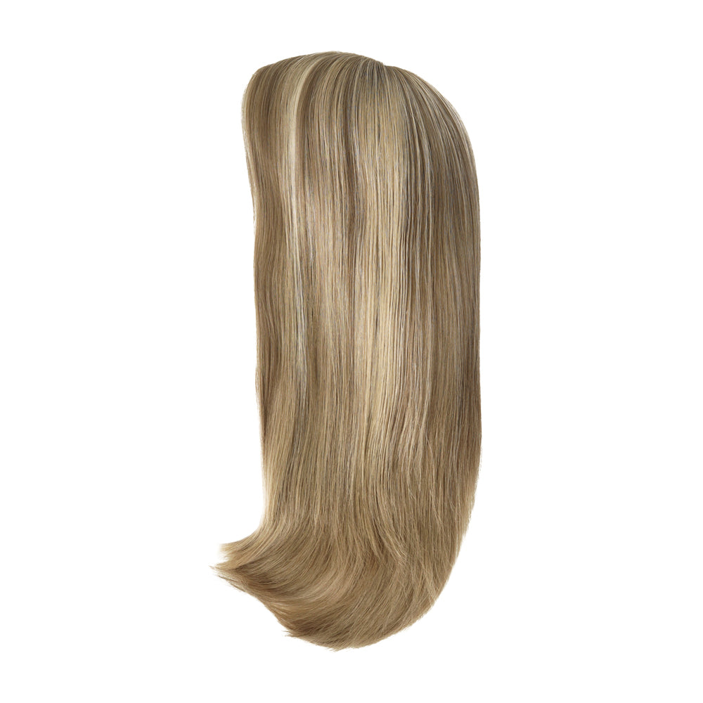Cool Toned Brown with Light Blonde Highlights Welded Lace Medical Wig