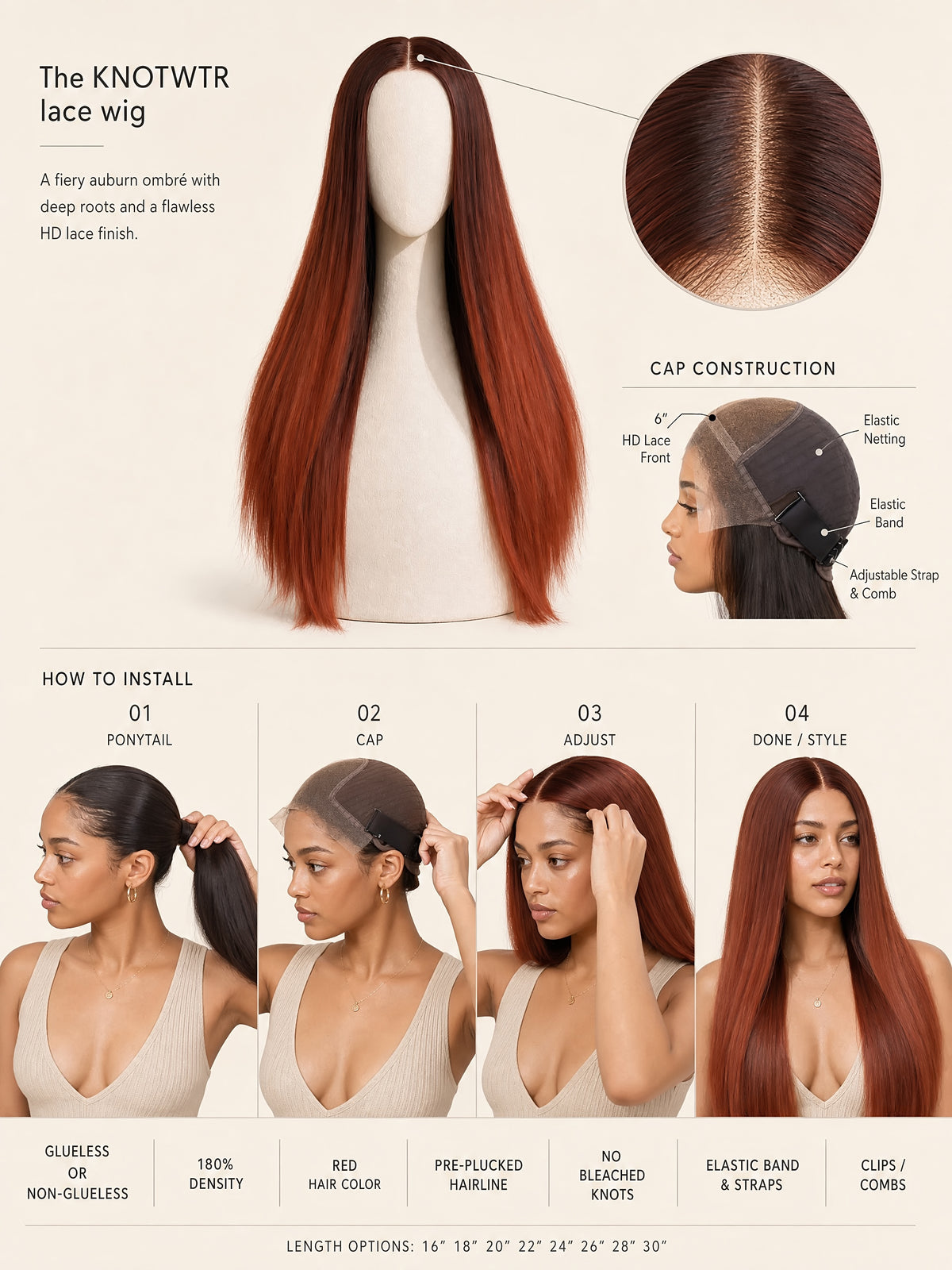 The KNOTWTR Lace Wig