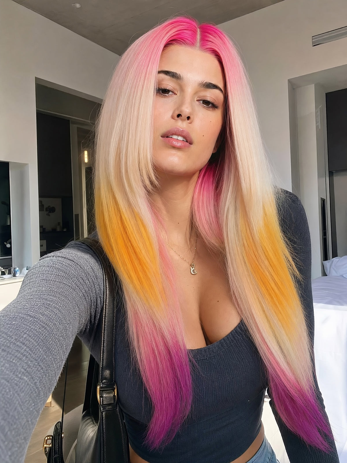 The Sunset Drip Wig
