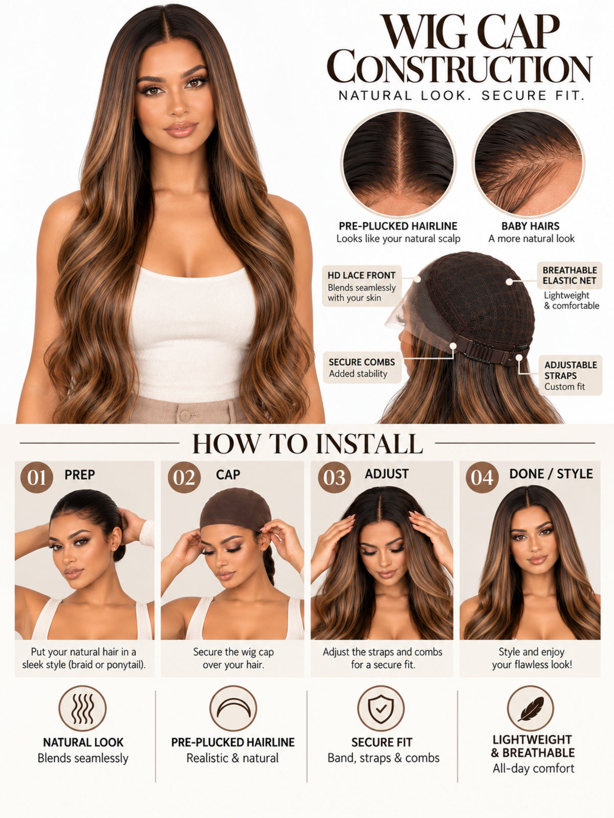 Amber lace wig