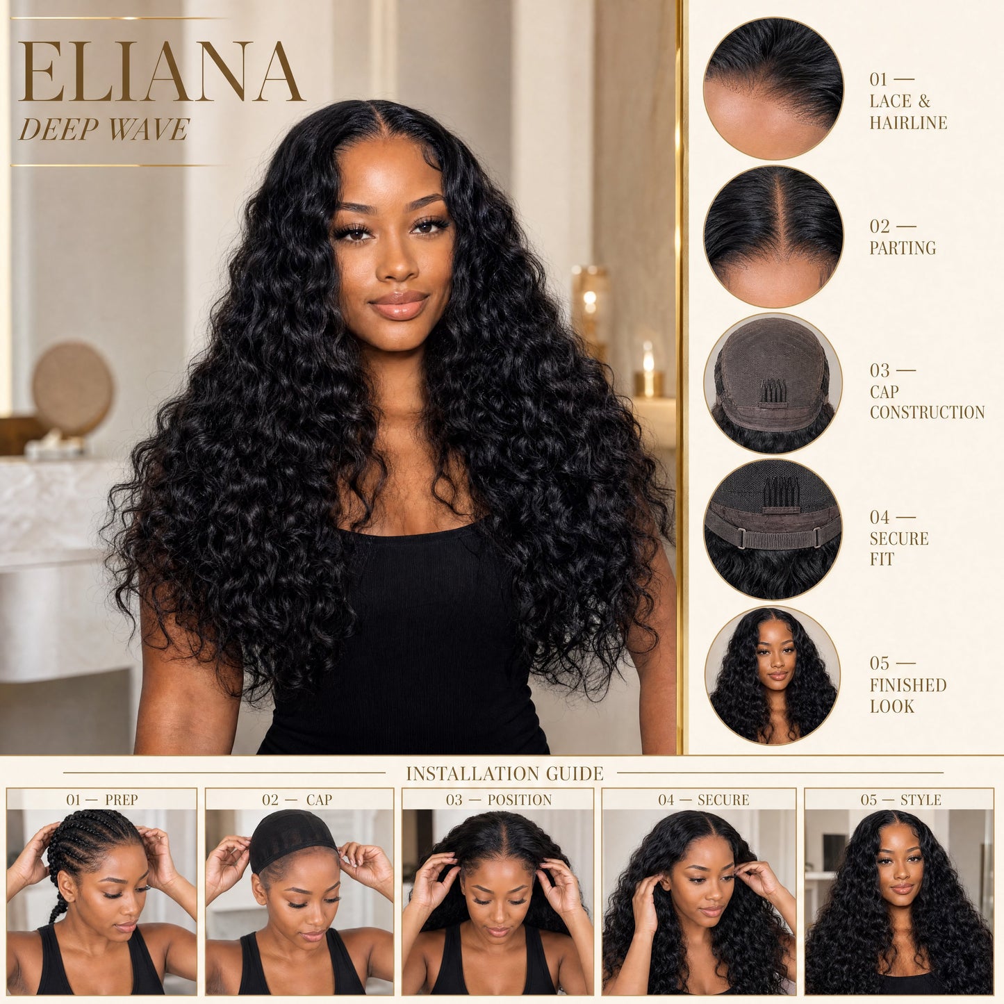 Eliana lace wig