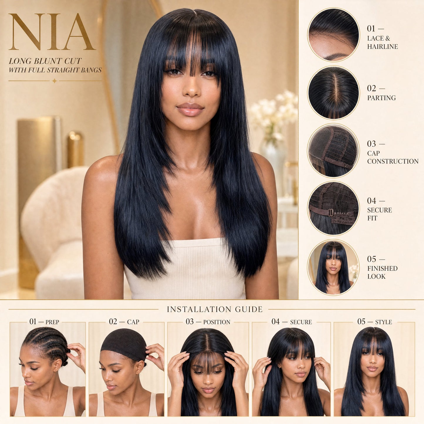 Nia Lace wig