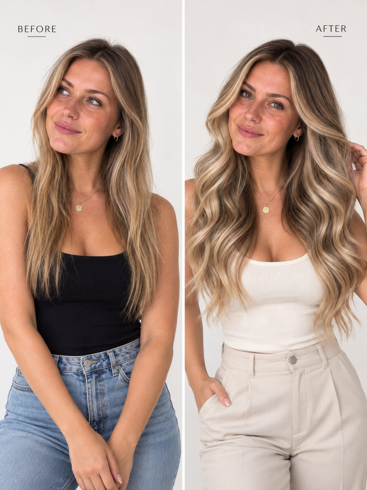 Curly Light Brown and Blonde with Icy Highlights Wig – Synthetic Blend
