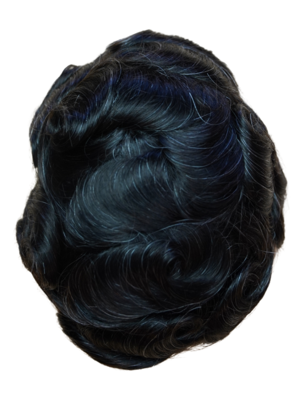 Duro Mono R 8x10 #1C 100% Human Hair Men's Toupee