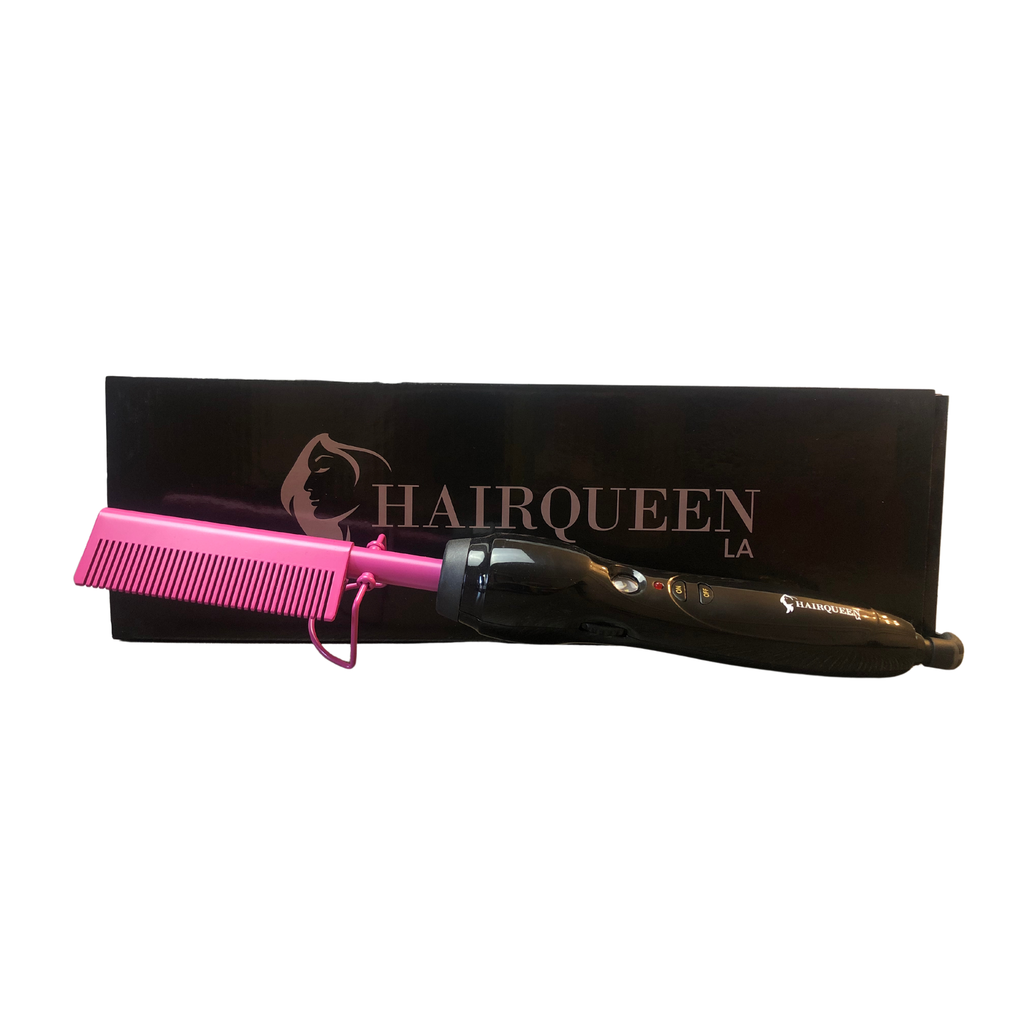Hair Queen LA HOT Pink Pressing Comb