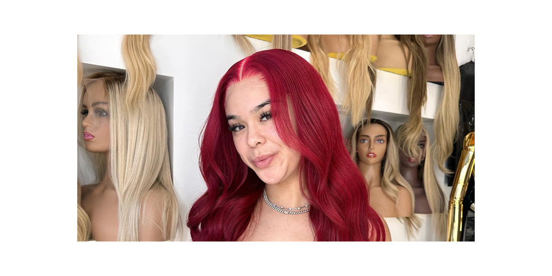 What wig type simulates natural hair growth?