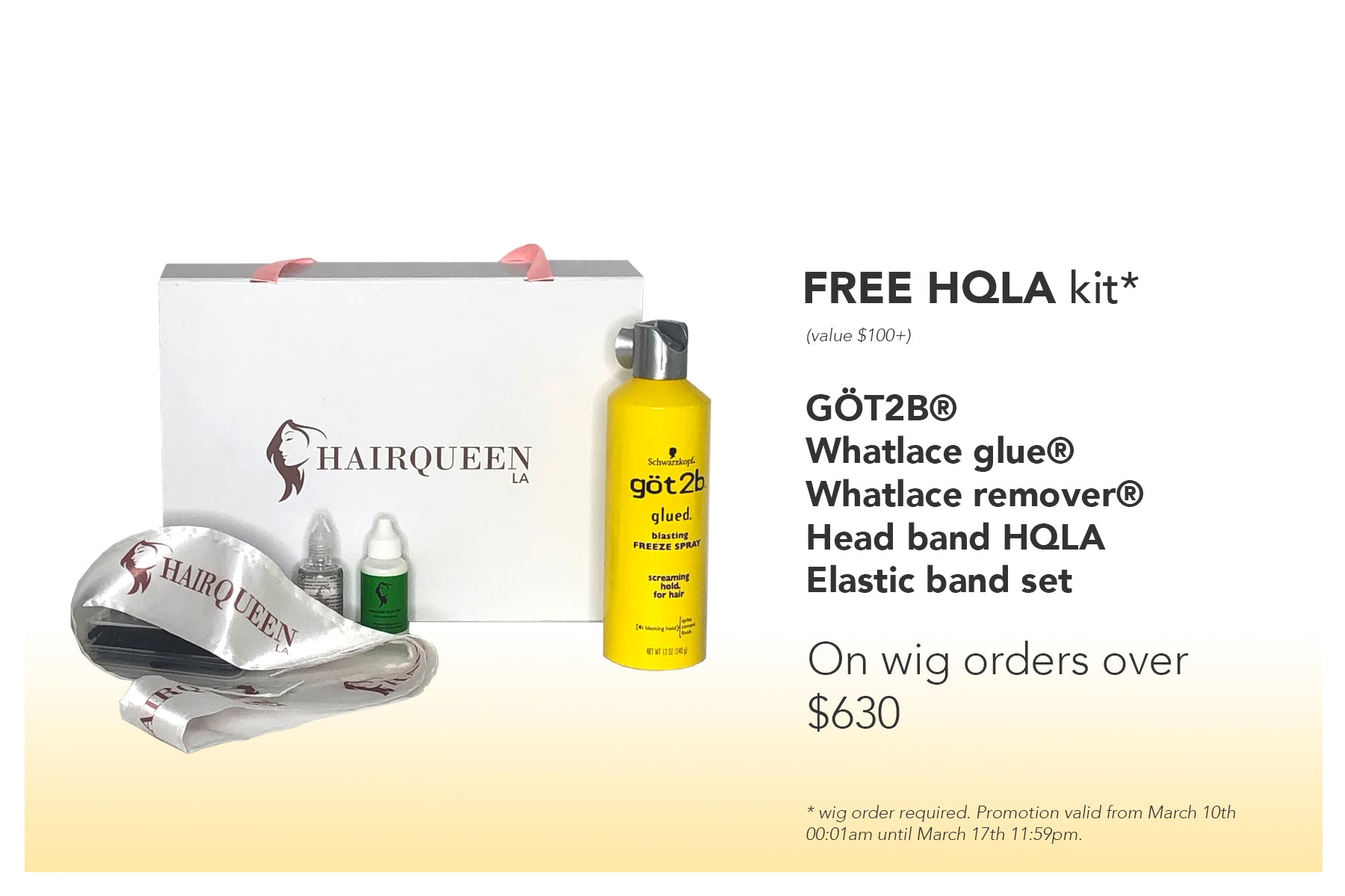 Lucky you. Unlock a free Hair Queen LA kit to celebrate St. Patrick's Day