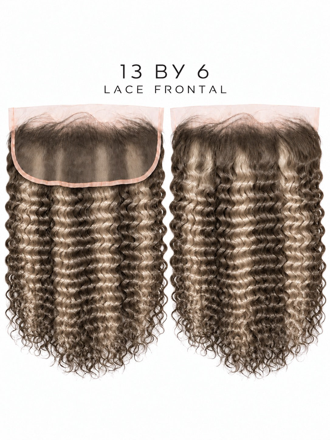 HD lace frontal wig with tight curls, full cap, dark brown/black hair, natural density