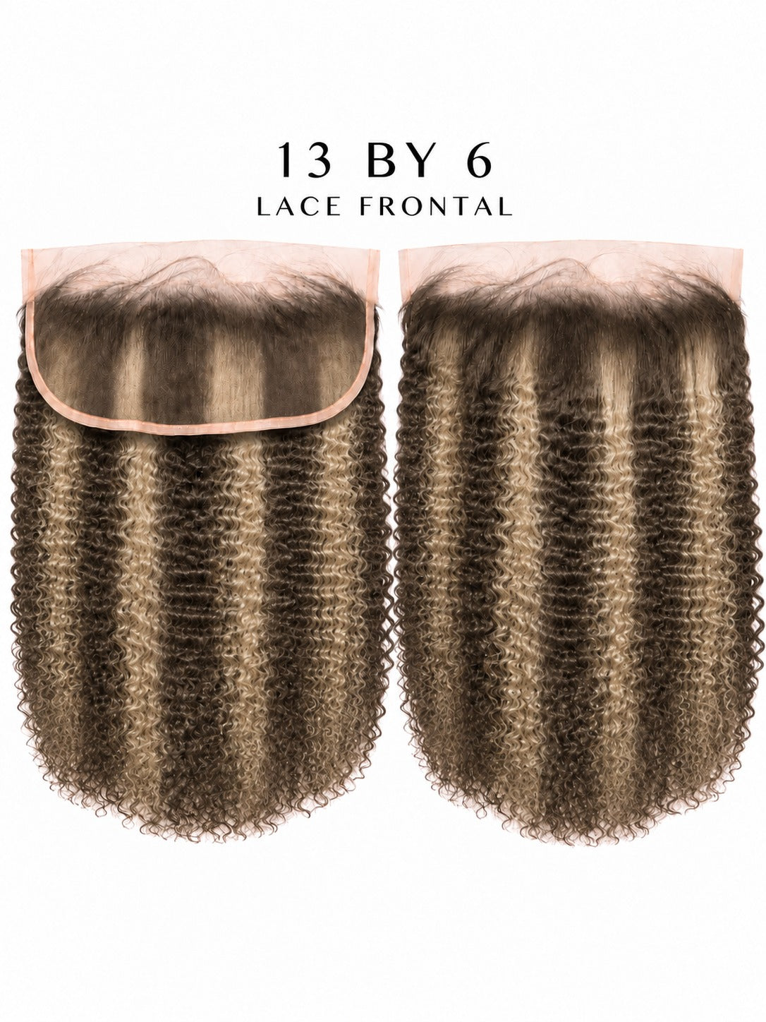 HD lace frontal wig with dense tight curls, full cap, dark brown/black hair