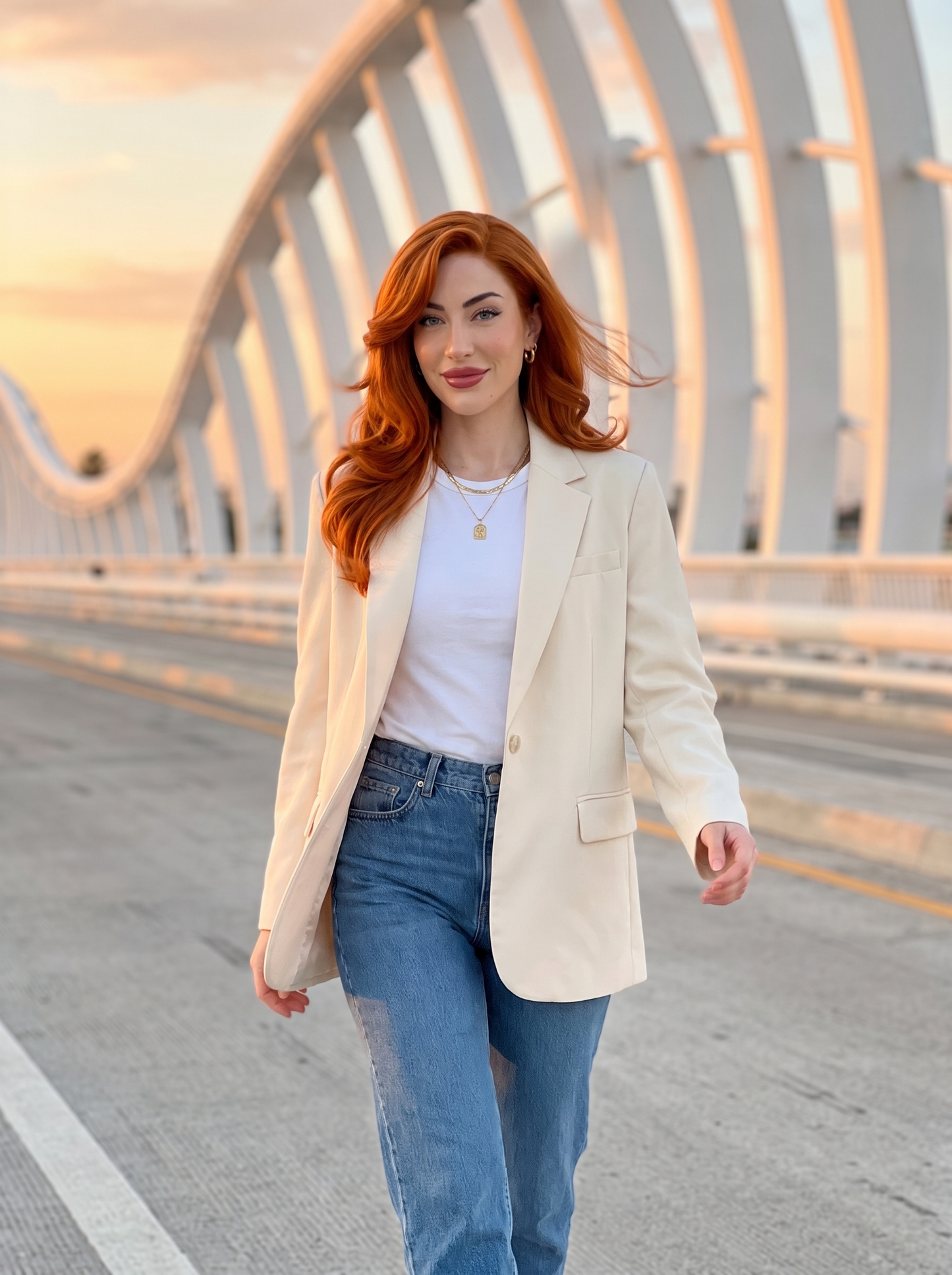 Ginger spice lace wig