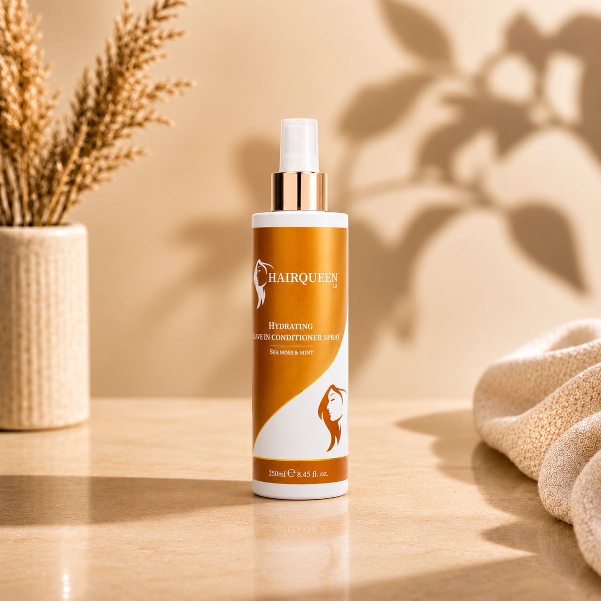 Hair Queen LA | Hydrating Leave-in Conditioner Spray with Sea Moss + Mint