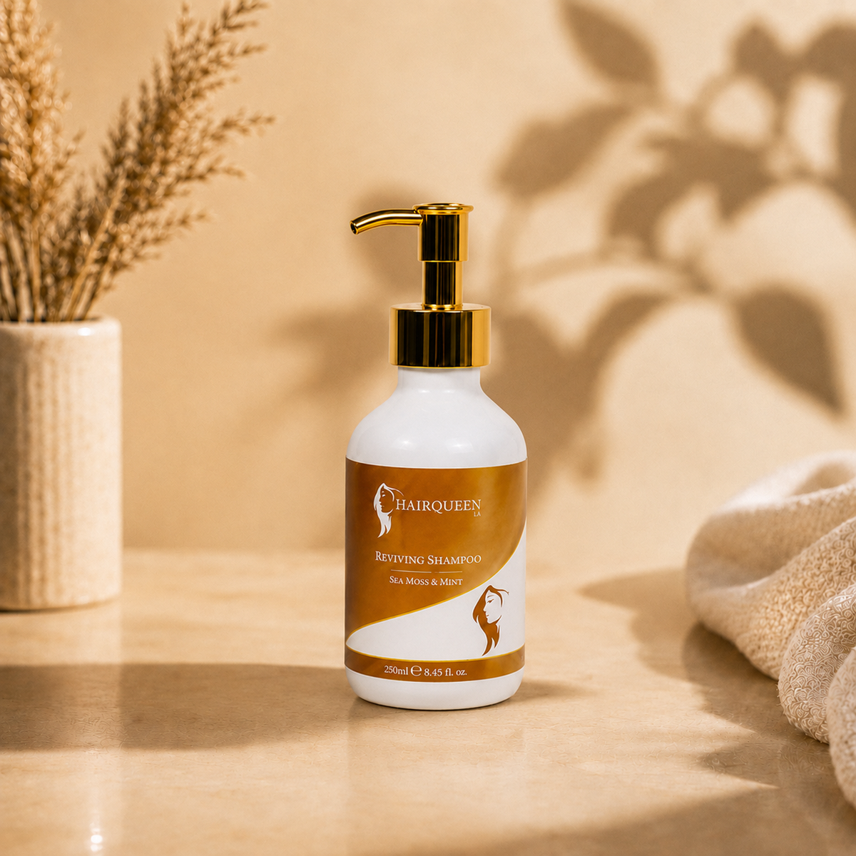 Hair Queen LA | Reviving Shampoo with Sea Moss + Mint
