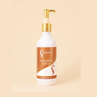 Hairqueen Reviving Conditioner bottle with gold pump and white bottle