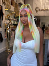 Platinum Rainbow Lace Wig