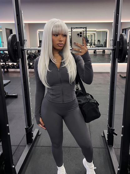Ice bang lace wig