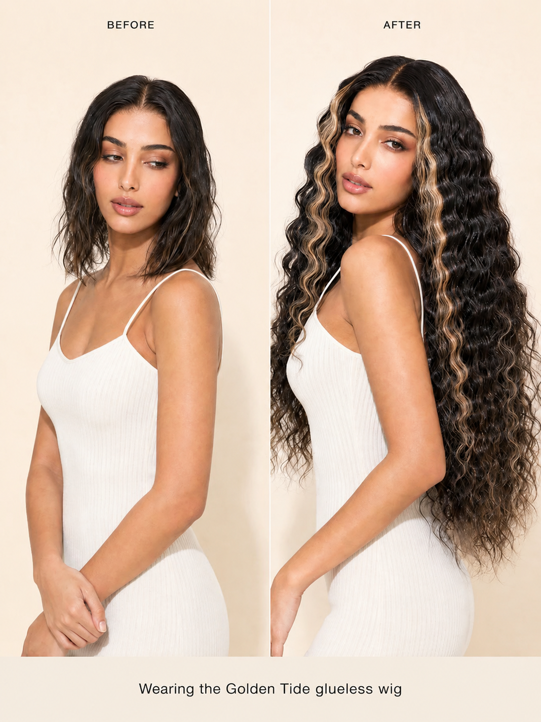 Golden Tide glueless wig