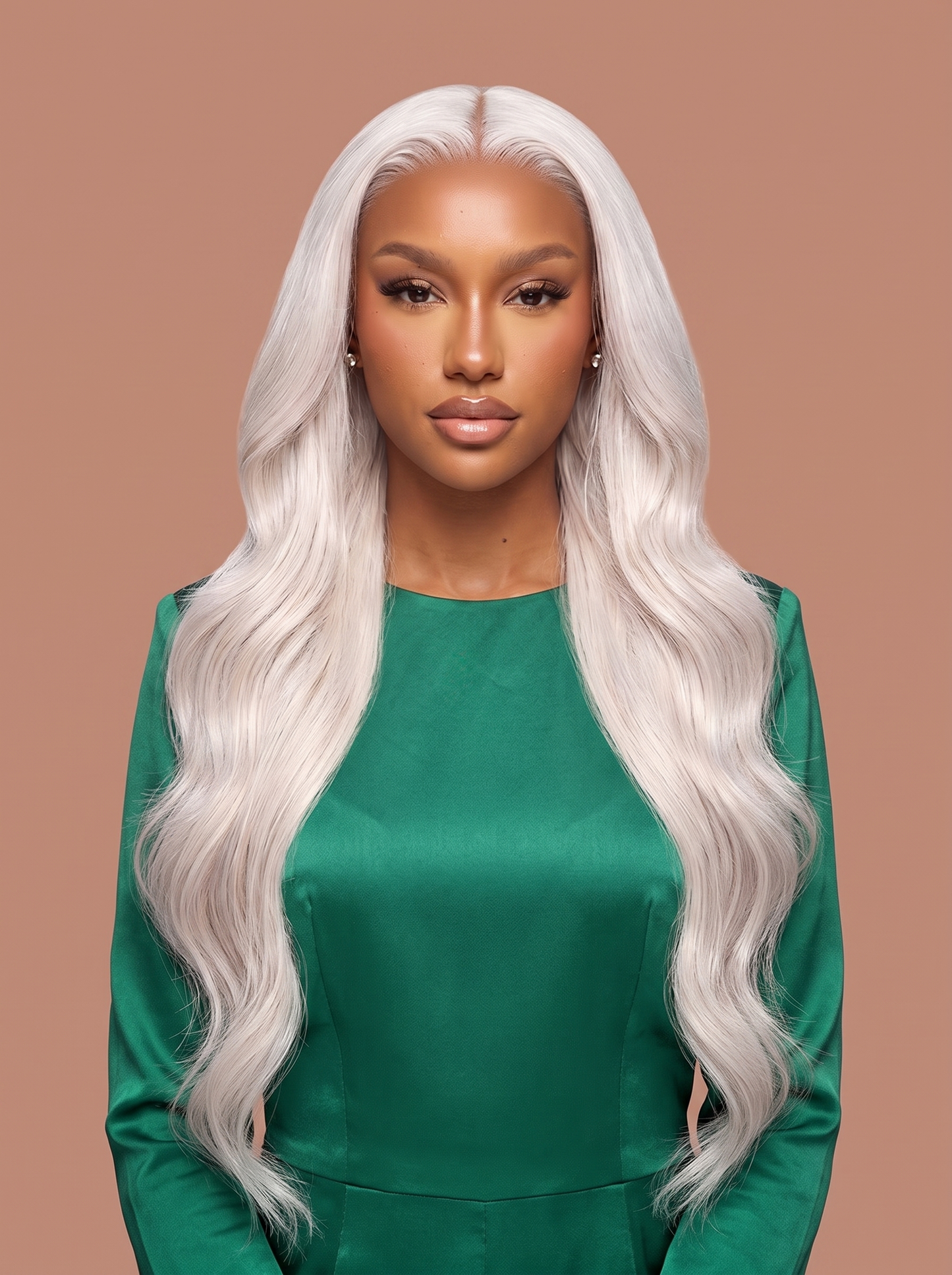 Icy lace wig