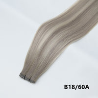 Straight tape-in extensions (B18/60A) with flat tape end