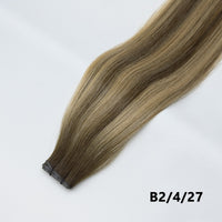 Straight tape-in extensions (B2/4/27) with flat tape end