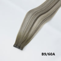 Straight tape-in extensions (B9/60A) with flat tape end