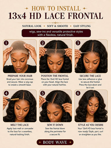 13x4 HD Lace Frontal