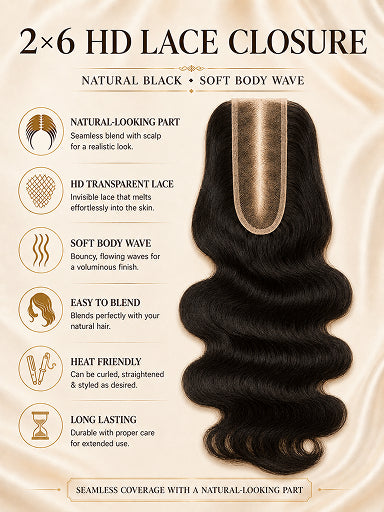 2x6 HD Lace Closure