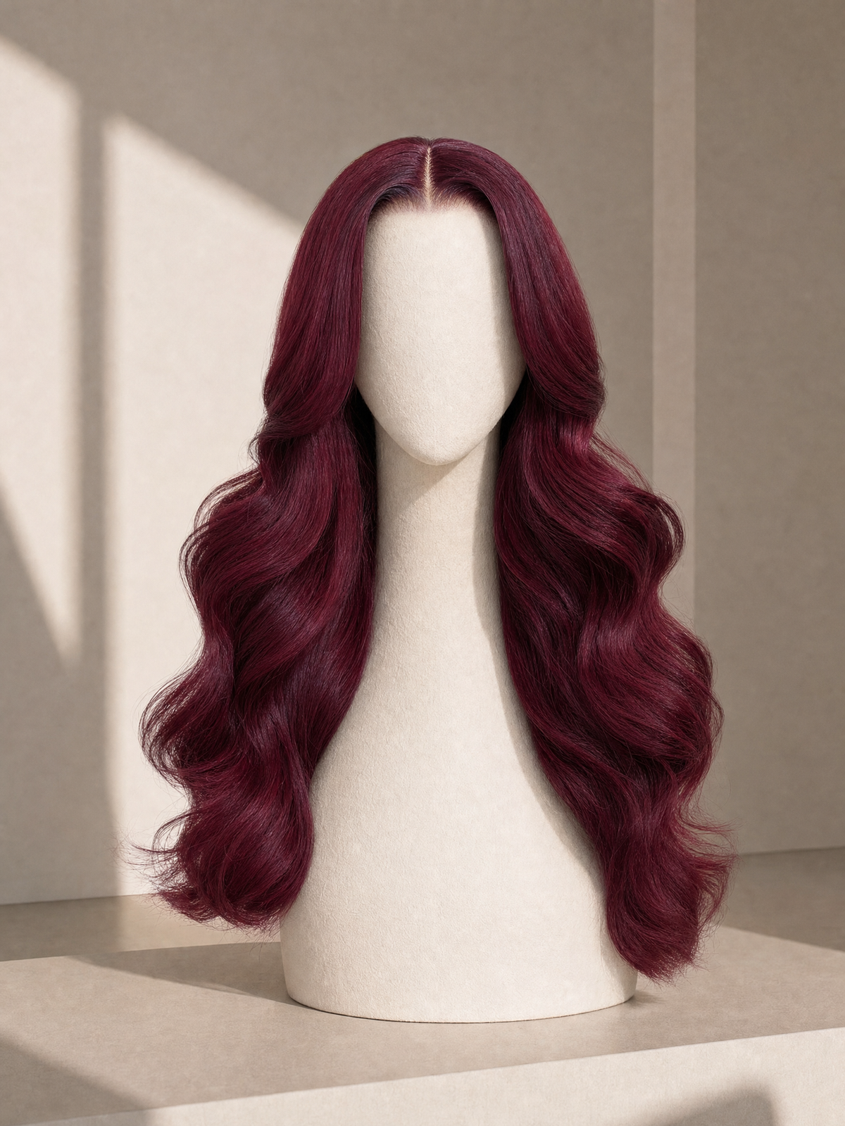 Burgundy Lace Wig
