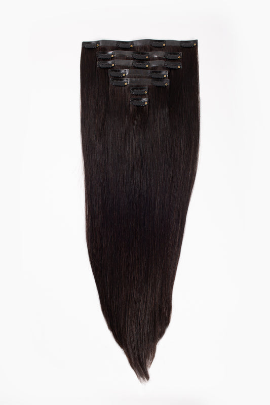 Seamless Clip Ins Off-Black