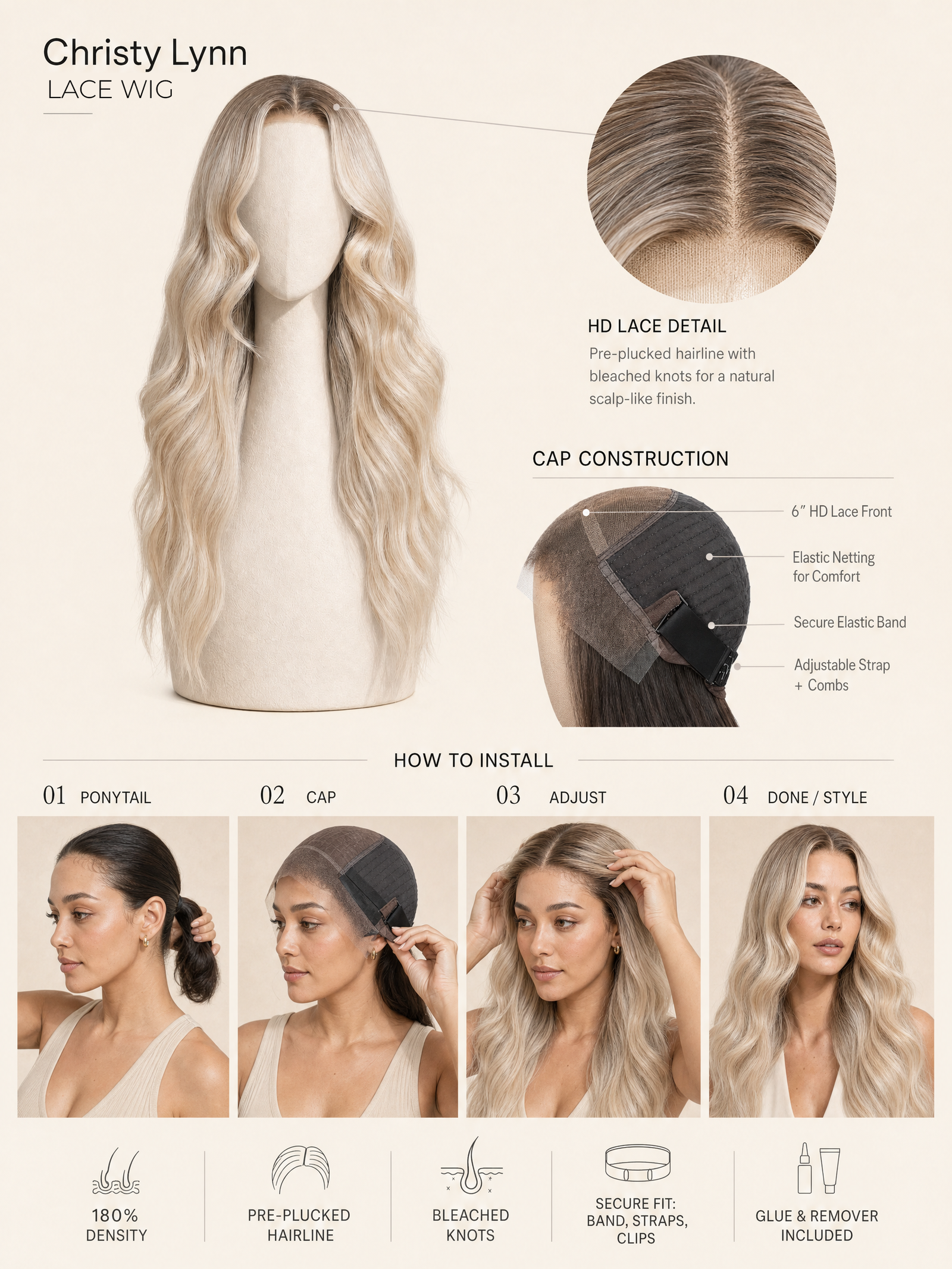 Christy Lynn Lace Wig