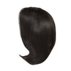 French Lace Front, Fine Mono Top, Fine Mesh  Black Medical Wig