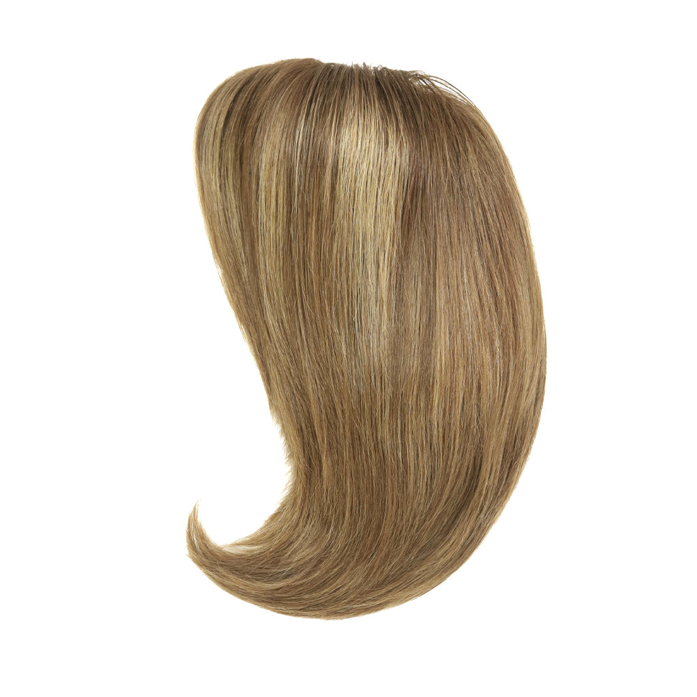 Highlighted Brown & Blonde Medical Wig with French Lace Front, Fine Mono Top & Fine Mesh Base