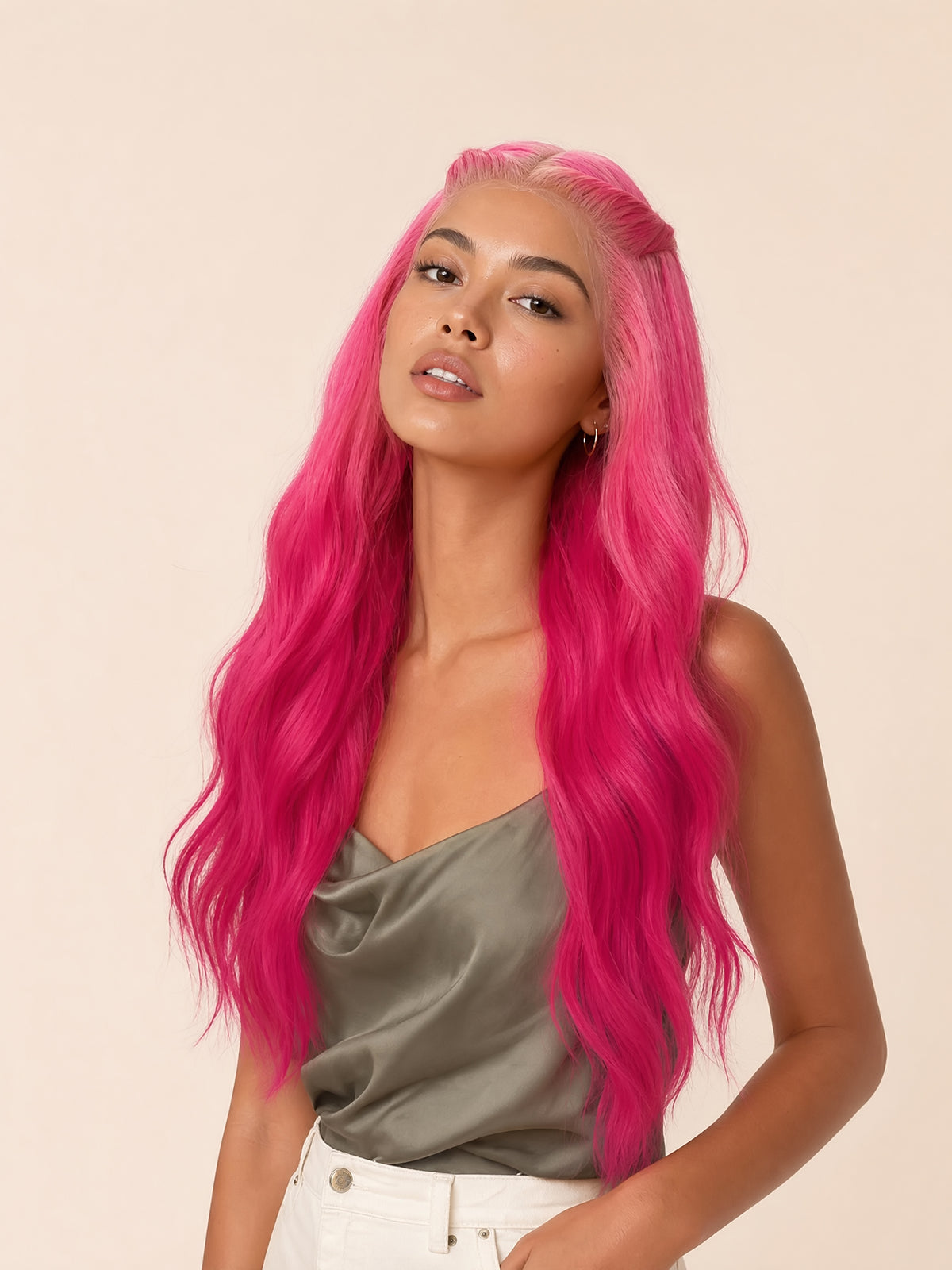 Fuchsia Fade Lace Wig