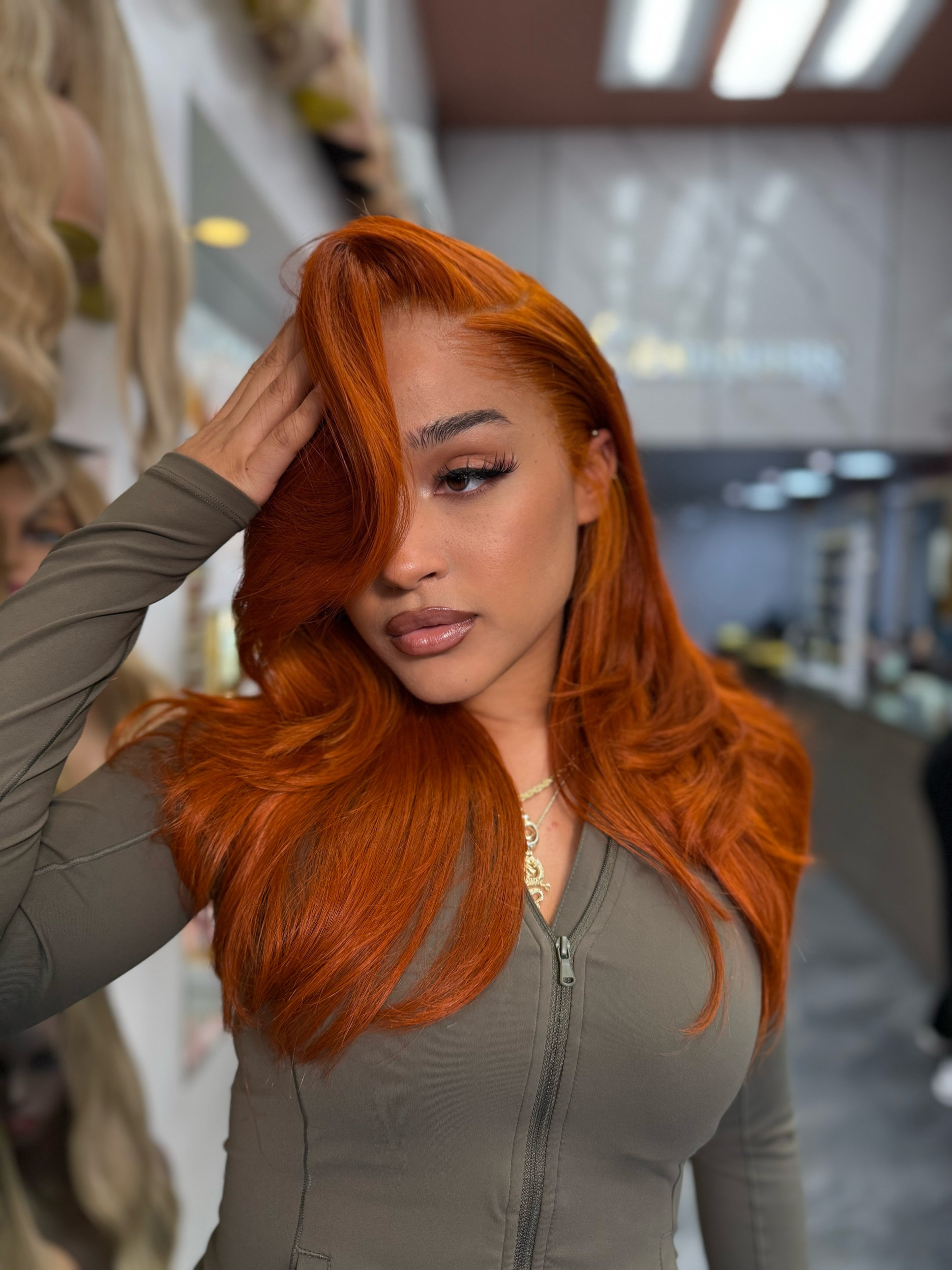 Ginger Spice Lace Wig