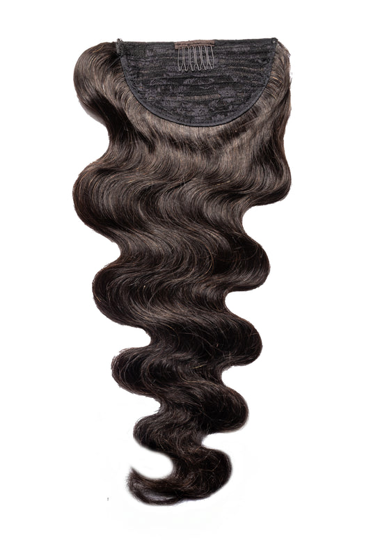 Black 1B Natural Ponytail