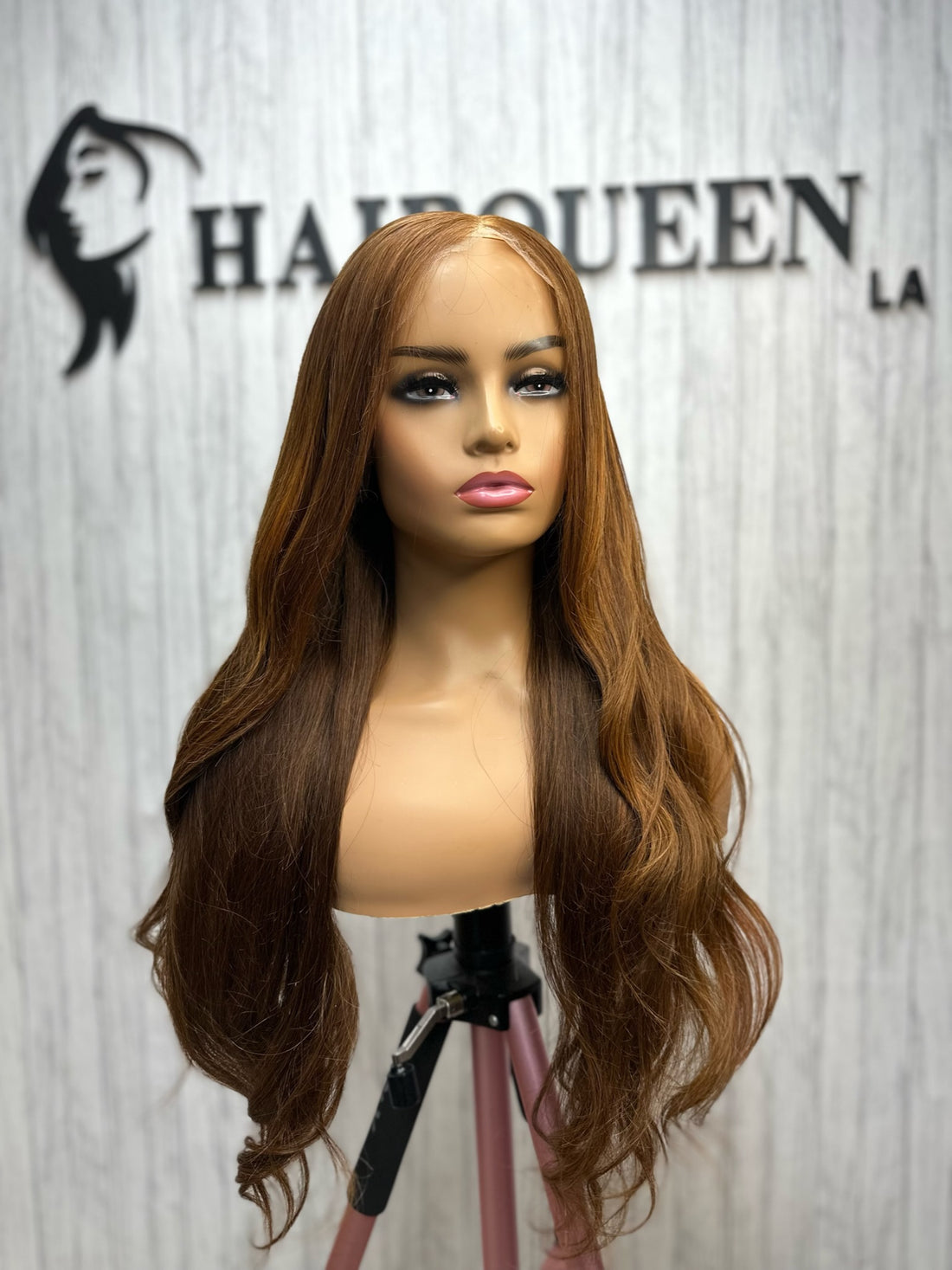 MLCP206 Tisha Crimp Lace Front Wig Melanin Queen Mane Concept-1 (Jet Black)