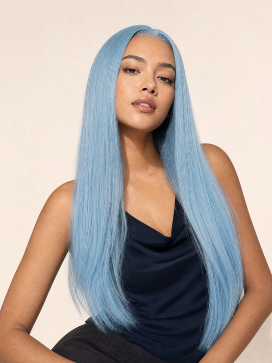 Icy Blue Lace Wig