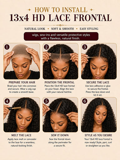 13x4 HD Lace Frontal