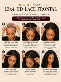 13x4 HD Lace Frontal