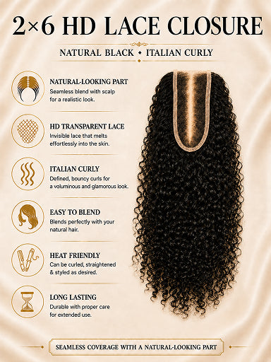 2x6 HD Lace Closure