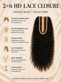 2x6 HD Lace Closure