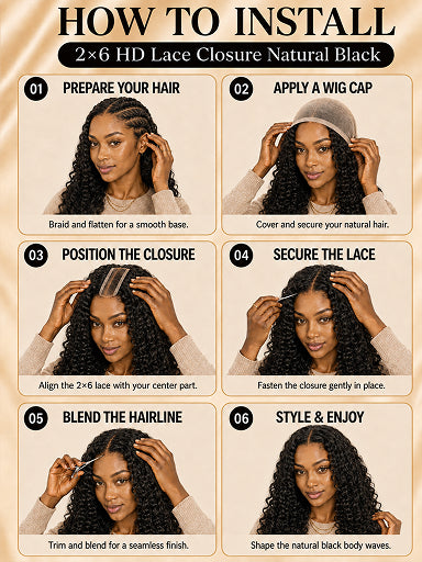 2x6 HD Lace Closure