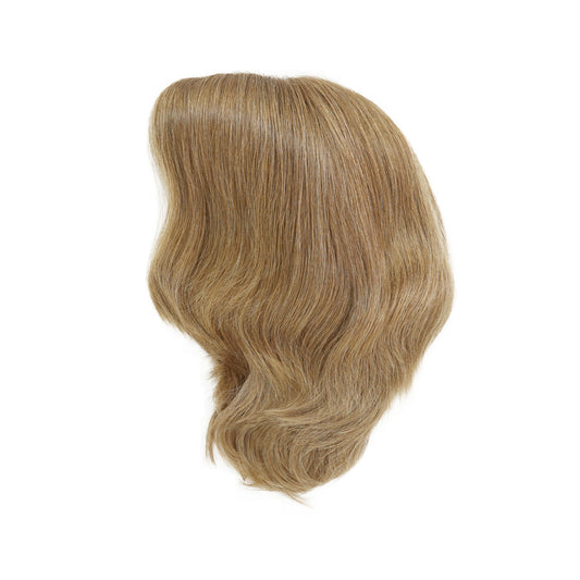 Ashy Blonde 4"x4" Jewish Silk Top with Flower Net Cover