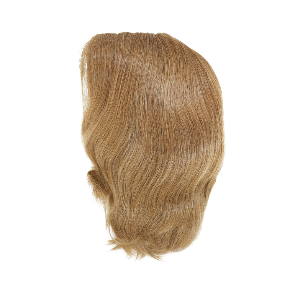 Light Warm Brown European Virgin French Lace 4x4 Jewish Silk Top Kosher Sheitel Wig
